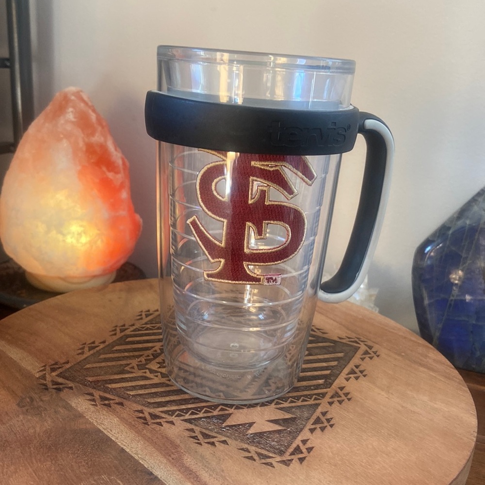 Florida State Univeristy 16oz tervis tumbler with handle